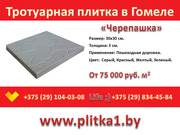 Тротуарная плитка Черепашка в Гомеле купить заказать укладка