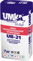 Легкая теплоизолирующая штукатурка ТМ UMKA 
