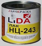 Лак НЦ-243 мебельный,  Лакокраска